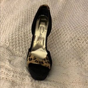 Leopard heels
